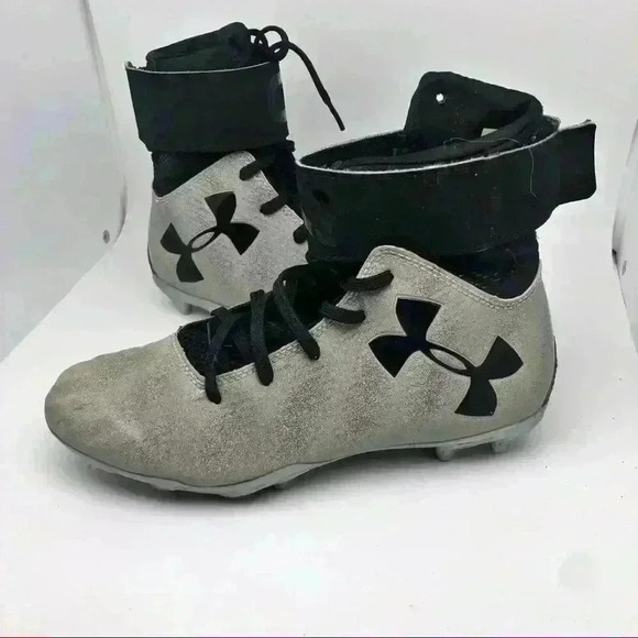 CAM NEWTON X Under Armour High Top Football Cleats Size 5Y - Picture 3 of 9